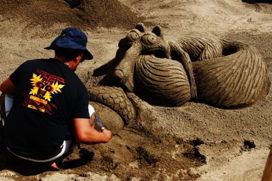 Sculture Sable ecureuil